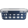 Custom 5 Cup Ello DuraGlass Storage Container Midnight Blue with Logo 60412-G