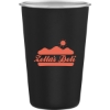 Promotional 16 oz SS Pint Matte Black Powder 6344-G