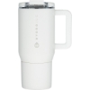 Custom 20 oz Traveler Coffee Mug HydroJug SS Linen Cream with Logo 72104-G