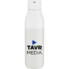 Custom 25 oz LARQ PureVis Bottle Granite White with Logo 74744-G