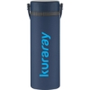 Custom 16 oz H2go Realm Matte Constellation Blue with Logo 851571-G