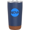 Custom 16 oz Austin Matte Constellation Blue with Logo 90612-G