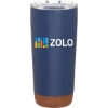 Custom 20 oz Austin Matte Constellation Blue with Logo 90712-G