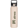 Custom 22 oz H2go Harmon Matte Dune Cream with Logo 920571-G