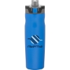 Custom 20.9 oz H2go Jolt - Powder Matte Victory Blue with Logo 925061-G