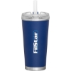 Custom 16.9 oz Brooklyn Matte Blue with Logo 93544-G