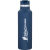 Custom 20 oz H2go Juno Matte Navy Blue with Logo 950544-G