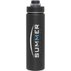 Promotional 24 oz H2go Conquer - Powder Matte Black 965515-G