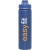 Custom 24 oz H2go Conquer - Powder Matte Navy Blue with Logo 965515-G