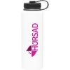 Promotional 40 oz H2go Venture Matte White 982061-G