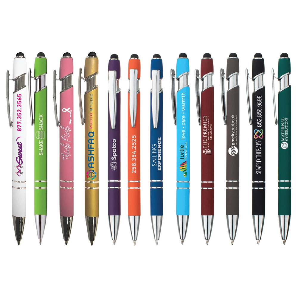 The Alexandria Satin Touch Stylus Pens